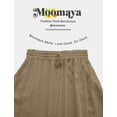 thumbnail image 6 of Moomaya Boho Skirt for Women | Rayon Renaissance Style Skirt with Elastic Waist & Pockets | Casual & Costume Ready, 6 of 7