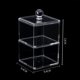thumbnail image 4 of El pequeño organizador plástico del maquillaje para los compartimientos de la encimera de la vanidad del cajón del cuarto de baño despeja el color, 4 of 4