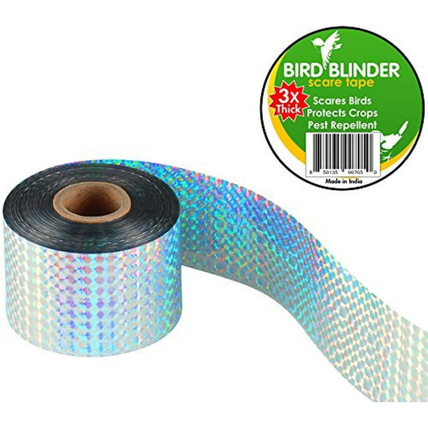Bird Blinder Bird Repellent Scare Tape (Triple Thick) 147 feet x 2