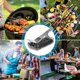 thumbnail image 5 of Ventas promocionales Cepillo para barbacoa, Cepillo de limpieza para barbacoa con raspador, 18 pulgadas de largo, cerdas de acero inoxidable, para parrilla de gas, carbón, eléctric, 5 of 5