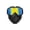 E |#3, variant on Detachable Full Face Goggle Mask,Goggle Mask for Welding & Riding,Anti-Fog Windproof Impact Resistant Face Protection Shield (C)