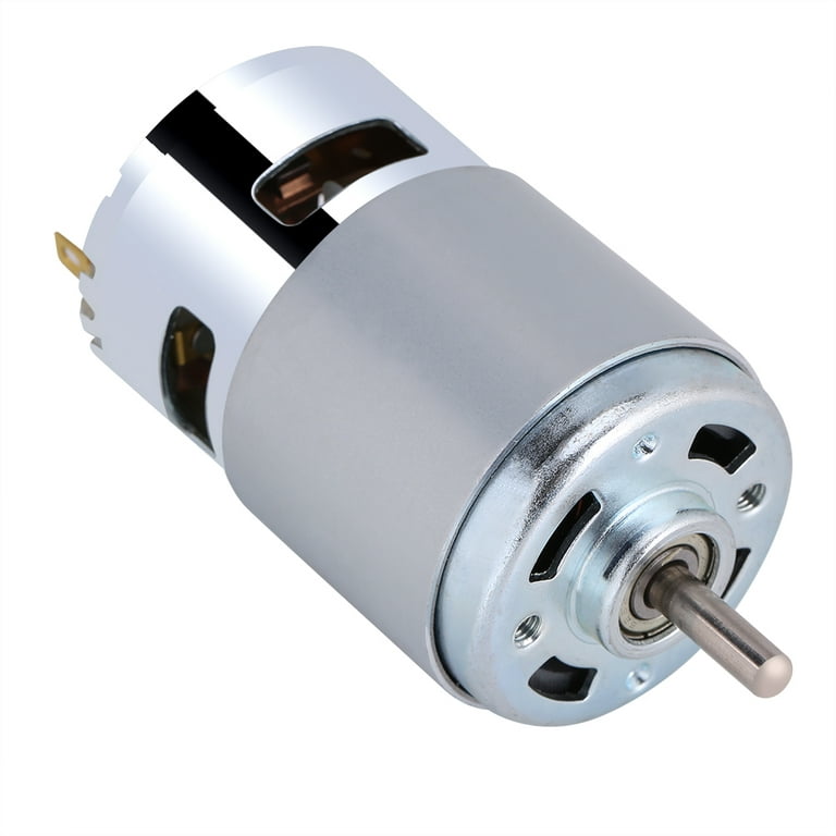12V 100W Electric Motor Round Shaft Electric Micro DC Motor 12000r/min High  Speed Large Torque
