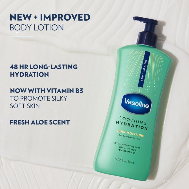 Vaseline, Body Lotion, 20.3 fl oz, Soothing Hydration for Dry Skin