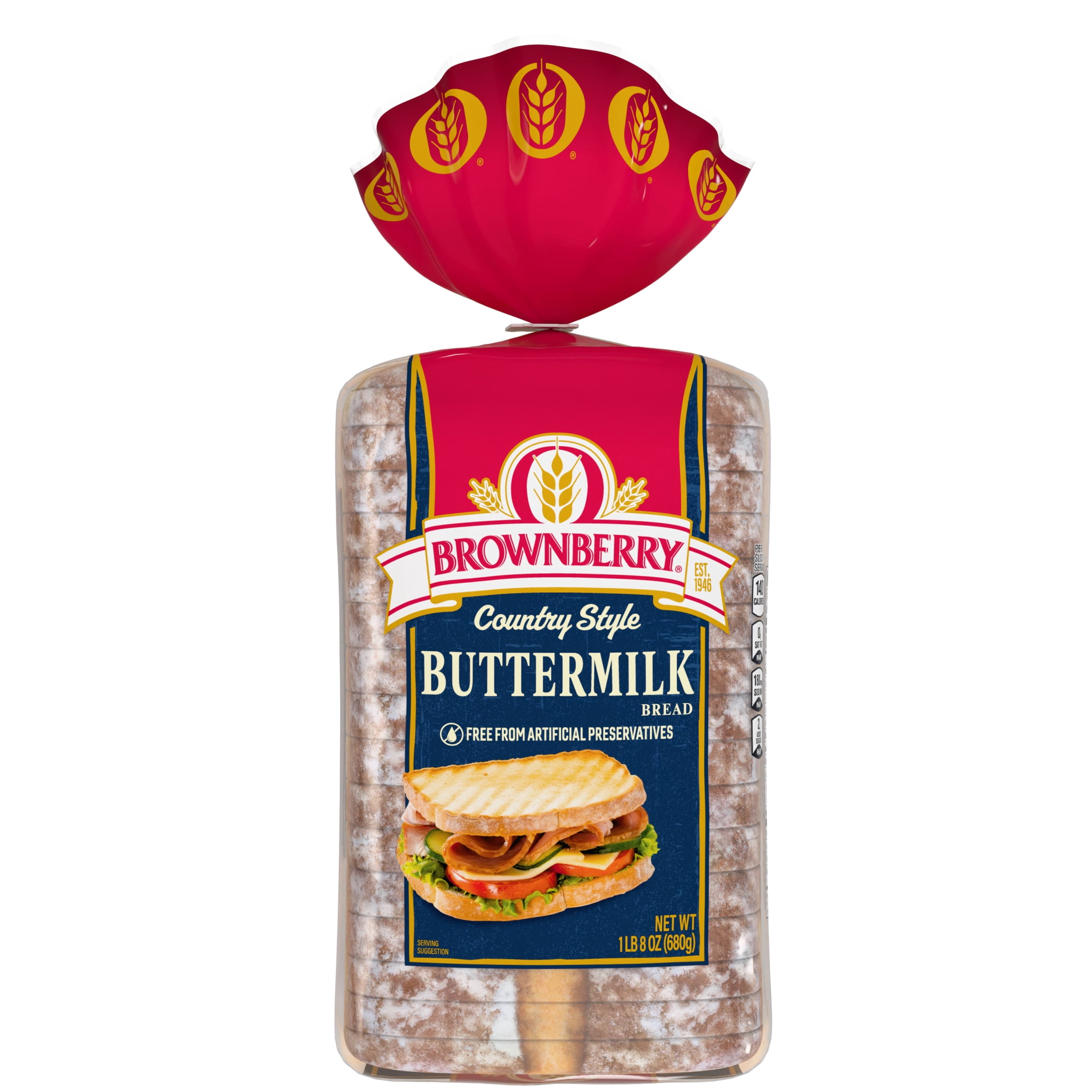 Brownberry Country Style Buttermilk Bread, 24 oz