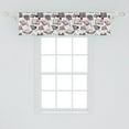 thumbnail image 2 of Ambesonne Retro Valance Pack of 2, Vintage Style Old Books Art, 54"X12", Pearl and Multicolor, 2 of 4