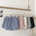 thumbnail image 4 of Pantalones cortos de dormir de estilo coreano para mujer, ropa de dormir bordada, pantalones de pijama de verano, ropa de casa, cintura elástica, ropa de habitación sólida, 4 of 4