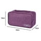 thumbnail image 2 of Bolsa de almacenamiento para organizar ropa interior multifunción de viaje, sujetador portátil, calcetines, lencería, cubo, bolsa de aseo, color morado, 2 of 5