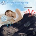 thumbnail image 3 of Navy Blue Coastal Cooling Blanket,Lightweight Summer Throw Blanket with Double Sided Cold Effect,Nautical Summer Beach Sea Turtle Starfish Picnic Blankets Bed Sheet for Hot Sleepers 40"x60", 3 of 8