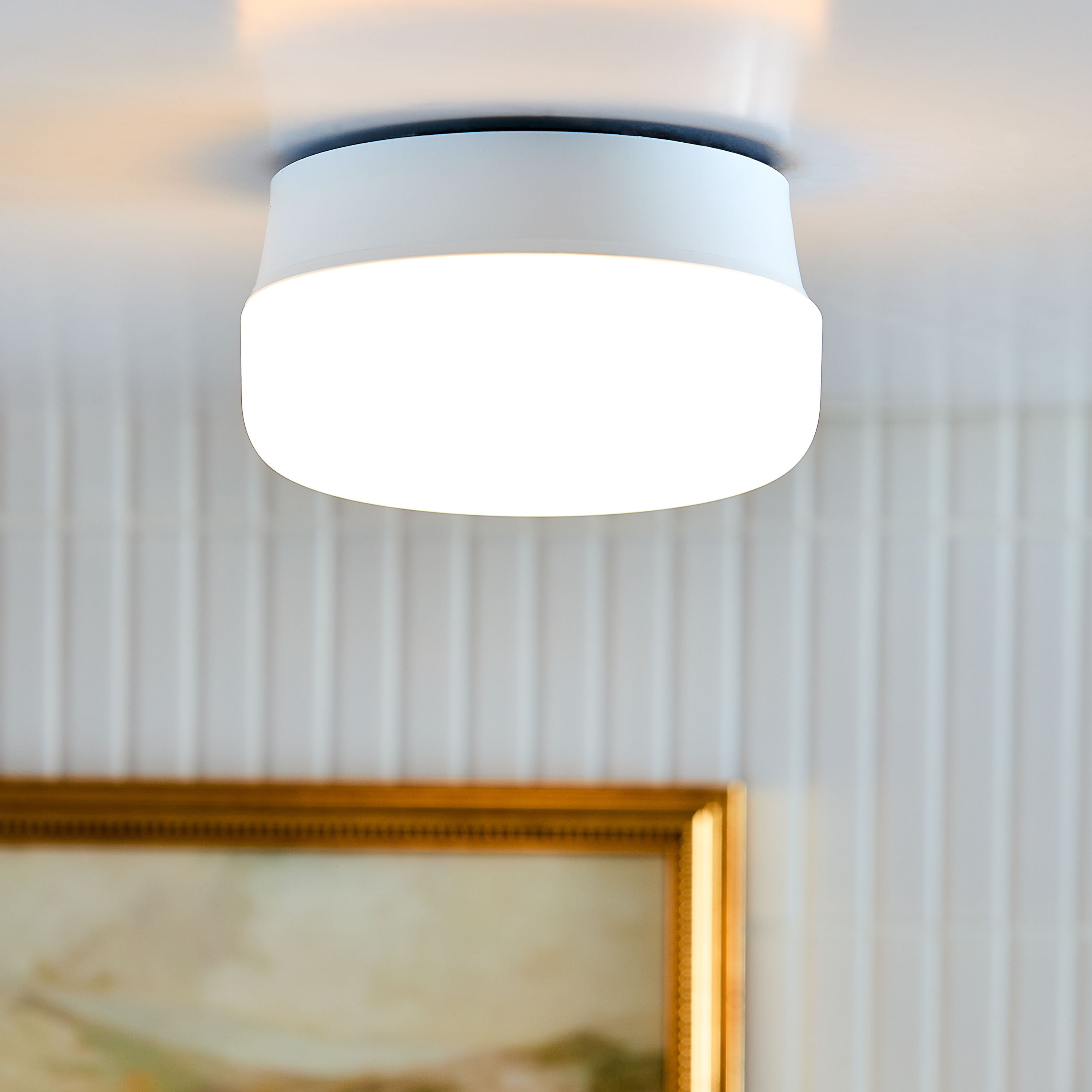 Great Value 7-Inch White LED Spin Light with 3 Color Temperatures