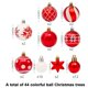 thumbnail image 2 of Purple Adornos de bolas navideñas para decoraciones navideñas: adornos para árboles de Navidad para decoración de fiestas y días festivos, 2 of 5