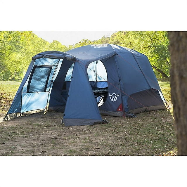 Moosejaw 4-Person Tent with Aluminum Poles, Full Fly and Vestibule, 14 ft x 8 ft