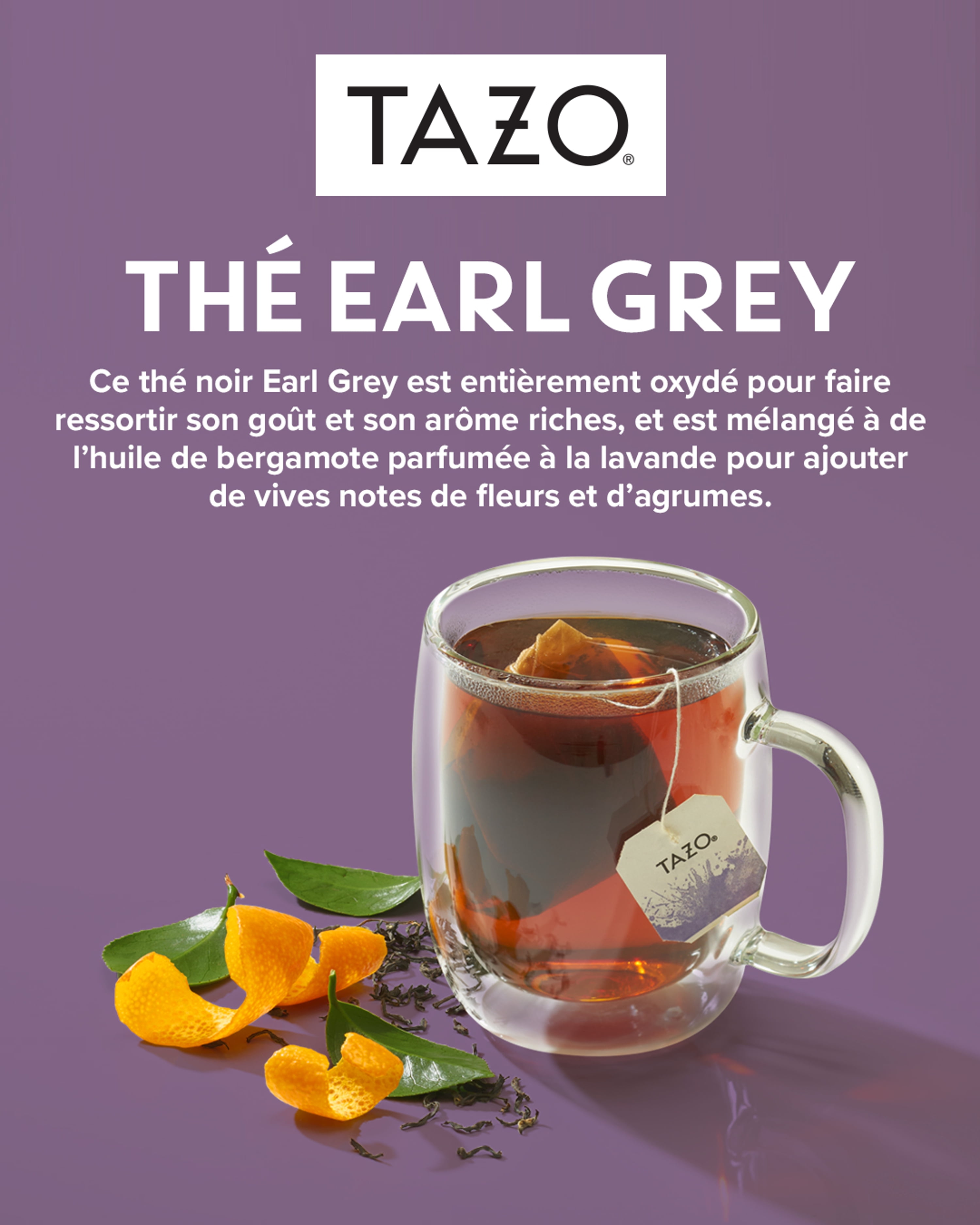Tazo Regenerative Organic Flavored Tea Trio Variety Bundle, (1) Each: Regenerative Organic Chai Black Tea / Regenerative Organic Zen Green Tea / Regenerative Organic Earl Grey
