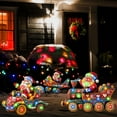 thumbnail image 5 of Glowing Christmas Decorations Outdoor, Santa Claus Snowman Decor Christmas Decorations Outdoor Decorative Stakes for Yard Garden Outdoor Decorative Stakes for Xmas Ornaments, 5 of 5