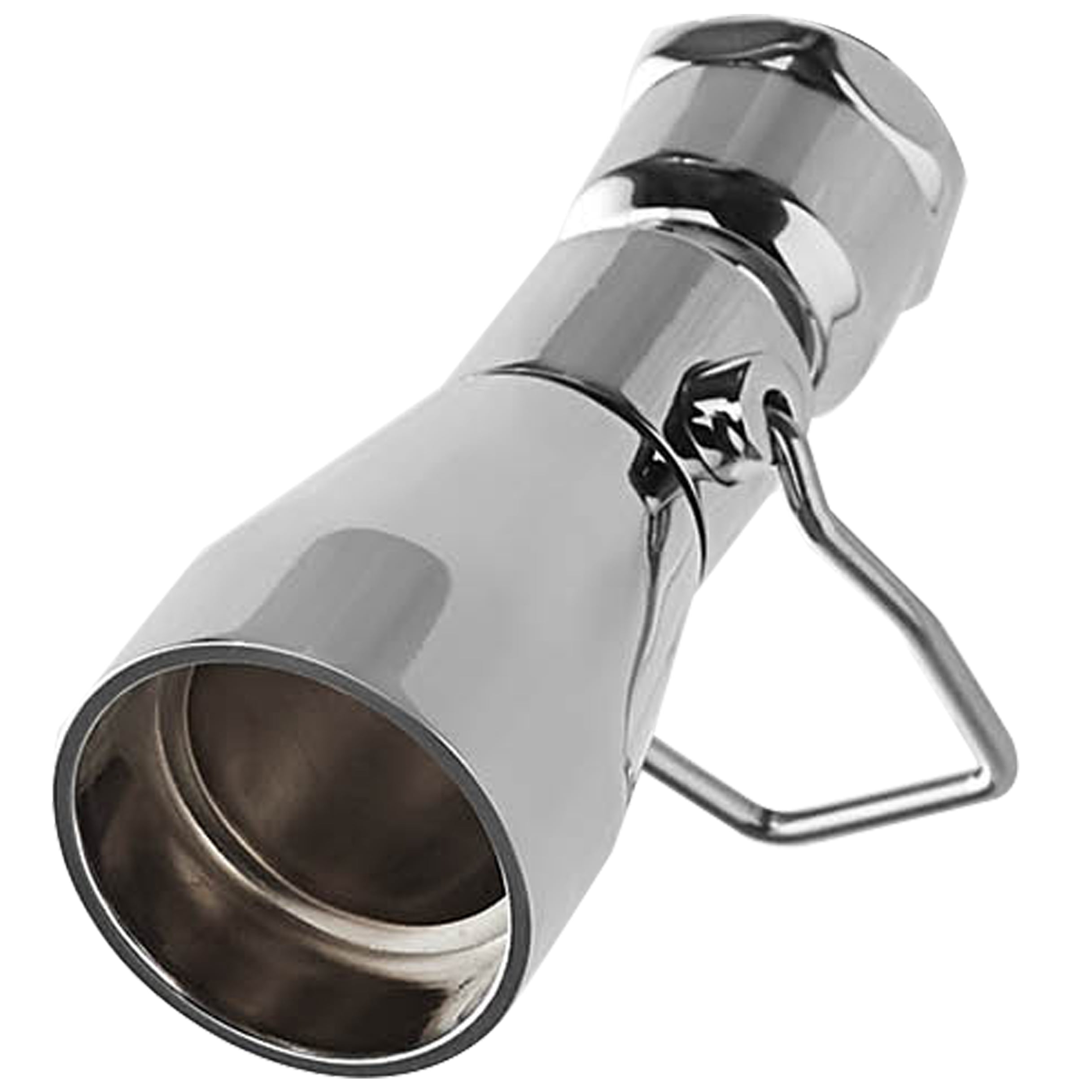 Mainstays 1-Setting Water Conservation Chrome Shower Head, Flip Lever to Control Water Flow