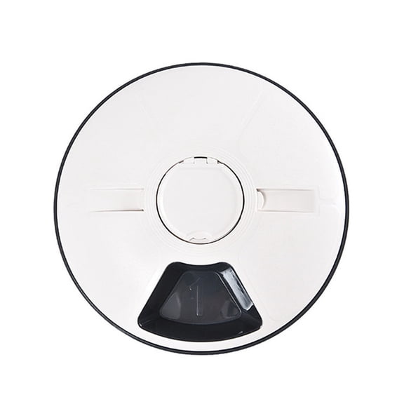Automatic 6 Bowl Digital Timer-Controlled Pet Feeder - for Cats and Small Dogs, Wet or Dry Food  Battery Operated, BPA-Free