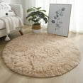 thumbnail image 3 of Ultra Soft Plush Round Rug Mat - Fluffy White Carpet for Living Room, Home Decor and Bedroomr, Bedroom and Kids Room, 3 of 7