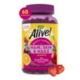 thumbnail image 2 of Nature’s Way Alive! Hair, Skin & Nails Gummies, Collagen & Biotin, Antioxidant Vitamins C & E, Strawberry Flavored, 60 Gummies, 2 of 8