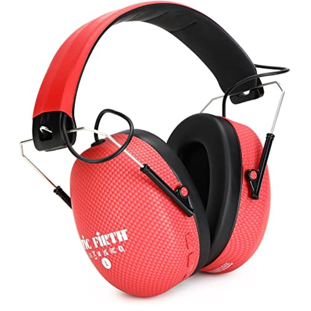 Vic Firth Bluetooth Isolation Headphones, Red (VXHP0012)