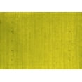 thumbnail image 1 of Ahgly Company Indoor Rectangle Abstract Yellow Contemporary Area Rugs, 5' x 7', 1 of 4