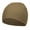 Khaki, variant on Top Headwear Solid Winter Short Beanies, Forest Green