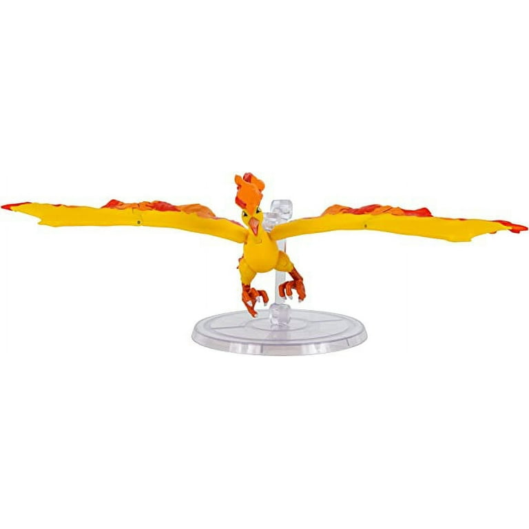  Pokémon 6 Moltres Articulated Battle Figure Toy with Display  Stand - Officially Licensed - Collectible Pokemon Gift for Kids and Adults  - Ages 8+ : Toys & Games