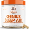 thumbnail image 1 of Suplemento de pastillas para dormir Genius Sleep AID 40 cápsulas, 1 of 7