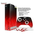 thumbnail image 2 of WraptorSkinz Skin Wrap compatible with the 2020 XBOX Series S Console and Controller Fire Red (XBOX NOT INCLUDED), 2 of 3