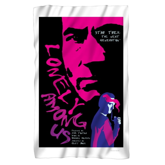 Star Trek TNG Season 1 Episode 7 Fleece Blanket (36x58)