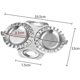 thumbnail image 4 of Dumplings Maker Stainless Steel 2 Pieces Set - Dough Press And Dumpling Mold Tool For Baki, 4 of 5