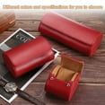 thumbnail image 4 of Estuche de Viaje para Reloj Uxcell para Hombres, Estuche de Reloj de Cuero, Caja de Almacenamiento de Reloj Portátil para Navidad, Cumpleaños y Aniversario, 2 Slots (Rojo), 4 of 7