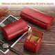 thumbnail image 4 of Estuche de Viaje para Reloj Uxcell para Hombres, Estuche de Reloj de Cuero, Caja de Almacenamiento de Reloj Portátil para Navidad, Cumpleaños y Aniversario, 2 Slots (Rojo), 4 of 7