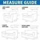 thumbnail image 5 of Couch Covers Sofa Covers Washable, Stretch Sofa Slipcovers for 3 Cushion Couch with Seperate Backrest and Cushion Covers, Anti Slip Furniture Protector for Dogs Pets- khaki, 5 of 5