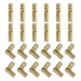 thumbnail image 1 of Unique Bargains Invisible Brass Barrel Hinges, 40 Pack 4x17mm Brass Concealed Hinges Cylindrical Hidden Small Barrel Hinges, 1 of 5
