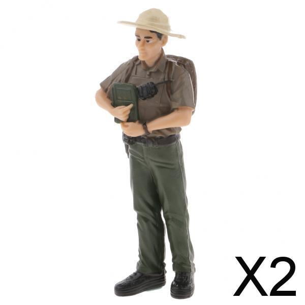 Figura de acción modelo de figura de Ranger realista, paquete de 2-4 2 piezas