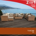 thumbnail image 2 of Tuscan 12 Piece Outdoor Wicker Patio Furniture Set 12b, 2 of 7