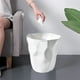 thumbnail image 1 of 1 Pcs Bathroom Trash Can, Non-contact Trash Can Trash Can Large Capacity Living Room Trash Can Round Thickened Trash Can, For Bathrooms, Kitchen, Bedroom, 1 of 9