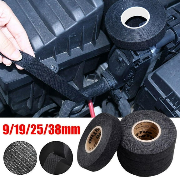 FurNest 15 M Heat Resistant Adhesive Automotive Cloth Tape For Car Cable Harne
