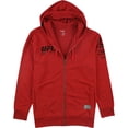 thumbnail image 1 of Reebok Mens Fight For Yours Hoodie Sweatshirt, Red, Large, 1 of 2