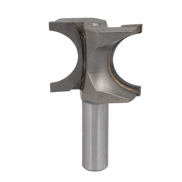 Unique Bargains 1/2-inch Straight Shank 1-inch Bead Dia Bull Nose Half Round Grooving Router Bit