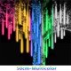 thumbnail image 3 of Guirnalda de luces LED de 8 tubos para lluvia de meteoritos, guirnalda de luces LED para calle, impermeable, para exteriores, jardín, decoración navideña y festiva, 3 of 5