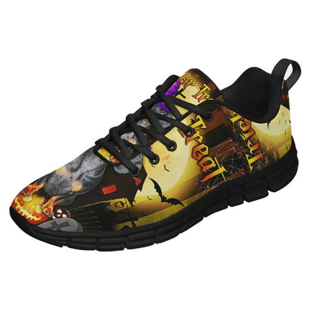 

Dachshund Halloween Trick Or Treat Running Shoes Sneakers Mesh Black Size 12
