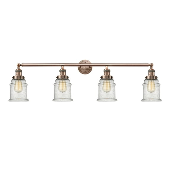 Innovations Lighting 215-S Canton Canton 4 Light 42" Wide Bathroom Vanity Light - Copper