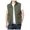 Army Green, variant on Cargo Fishing Vests for Men Casual Collared Zip Up Sleeveless Jacket with Pockets Outdoor Work Photo Travel Hiking Vest