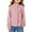 Pink, variant on REDARER Girls Long Sleeve Blouse Ruffle Stand Collar Shirt Loose Fit Casual Top Plain Spring Summer Kids Comfortable Wear,Color:Blue,Size:11-12 Years