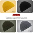 thumbnail image 2 of 4 Pieces Trawler Beanie Watch Hat Roll up Edge Skullcap Fisherman Beanie Unisex, 2 of 6