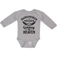 thumbnail image 3 of Inktastic Handpicked for Earth by My Granny in Heaven with Angel Wings Boys or Girls Long Sleeve Baby Bodysuit, 3 of 5