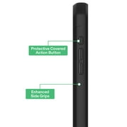 حافظة هاتف متينة متوافقة مع ONN MagSafe لهاتف iPhone 16 - أسود