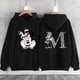 thumbnail image 3 of Sudadera con capucha para mujer, ropa con estampado de leopardo, Minnie Mouse, A-Z, 26 letras en inglés, Y2k, 3 of 5