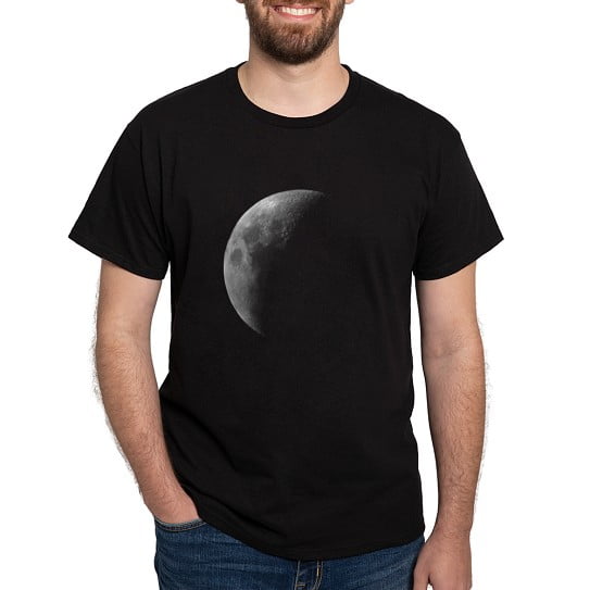 CafePress - Moonscape Dark T Shirt - Men's Classic Cotton T-Shirts
