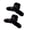 Black, variant on Hair Claw Plush Decor Strong Grip Back Head Hair Clip Women Large Shower Hair Clamp Hair Styling Tool